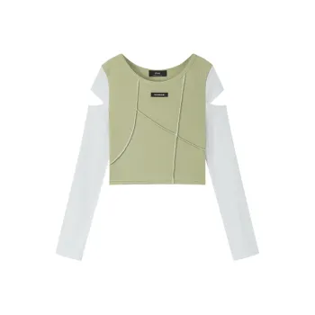 CHUU Straight Long Sleeved T Shirt Women's