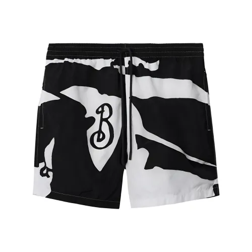 Burberry FW24 Beach Shorts Men's Black
