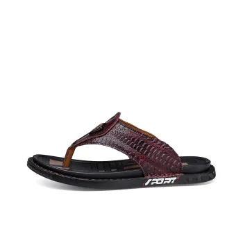 Shiozawa Rubber Sole Stitching Slip Resistant Quick Dry Flip Flops Men's