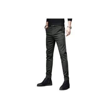 Devanro Casual Pants Men's Army Green