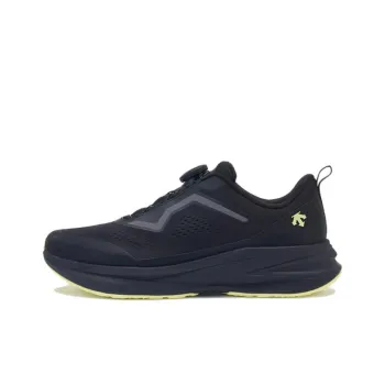 DESCENTE Anti Slip Wear Resistant Low Top Running Shoes Men's Black