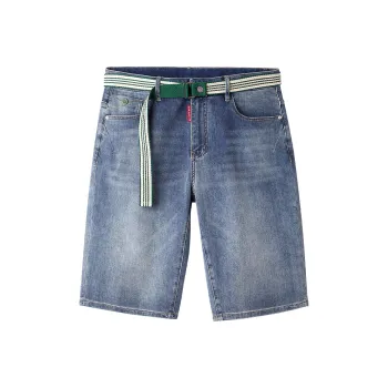 HLA Denim Shorts Men Denim Blue Transition Color Medium 10