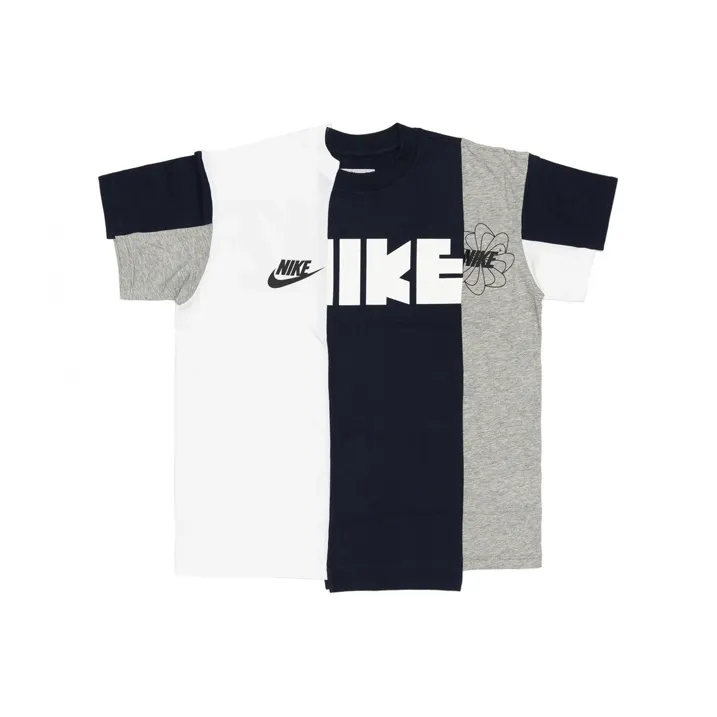 Nike X Sacai Tee Grey/Navy-0