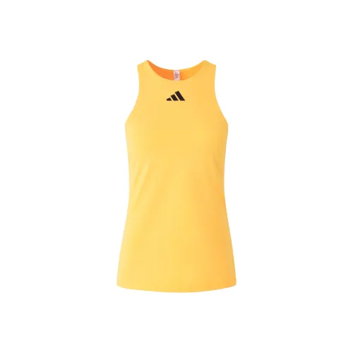 Adidas Tank Tops Women's Light Yellow