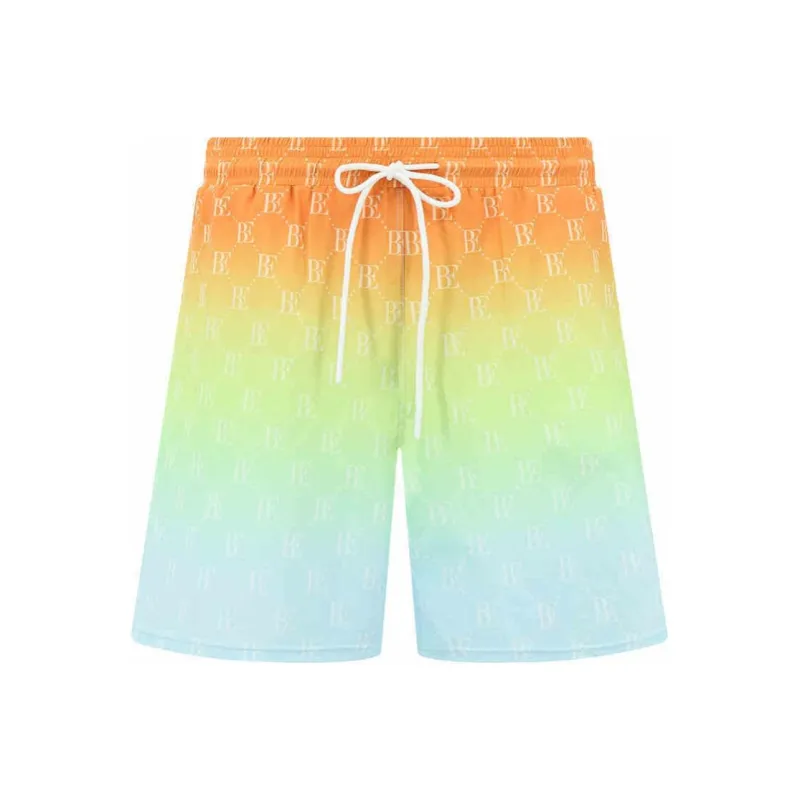BALNEAIRE Beach Shorts Men's Fresh Orange Yellow Blue-0