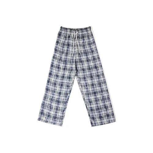 Black Cat Pixel Casual Pants Unisex Blue