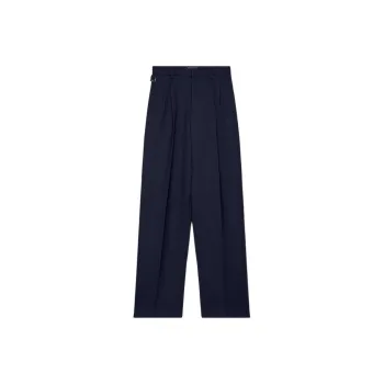 Clot X Tommy Hilfiger CLOT Co branded Model Casual Pants Unisex Navy Blue DW5