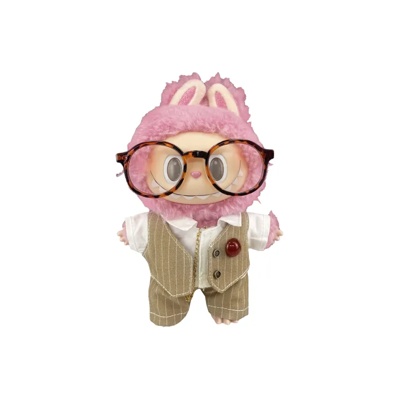 [Modified Doll] POP MART Labubu THE MONSTERS Heartbeat Macaron Collection London Morning Mist Hang Tag Box 17cm-5