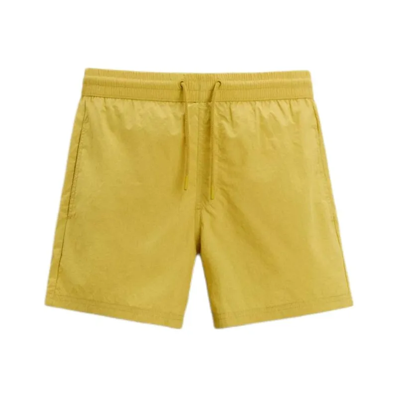 ZARA Swimming Shorts Men's Yellow Green-0