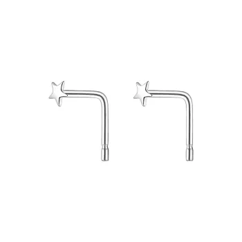EAR PARTNER 999 Fine Silver Stud Earrings Women's