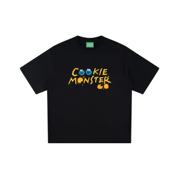 SESAME STREET [Cookie Monster Collection] Short Sleeved T Shirts Unisex