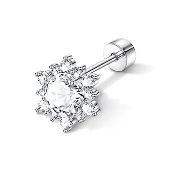 LNIEER Medical Titanium Steel Stud Earrings Women's