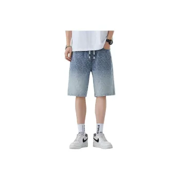 WilliamPOLO Denim Shorts Unisex Light Blue