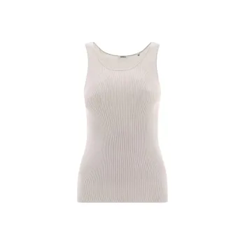 ASPESI Sleeveless Ribbed Tank Top
