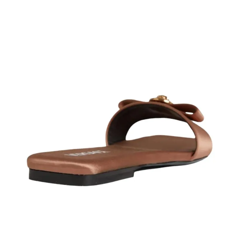 FANSIZHE Gianni Slide Slippers Women's Brown-3