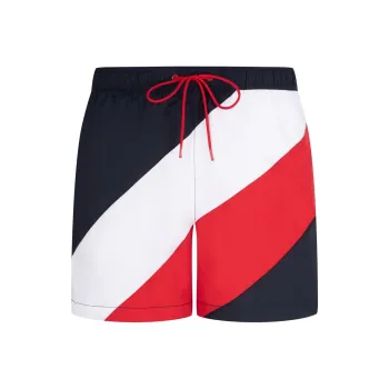 Tommy Hilfiger Sports Shorts Men's Red, White, Navy Blue & Multicolor