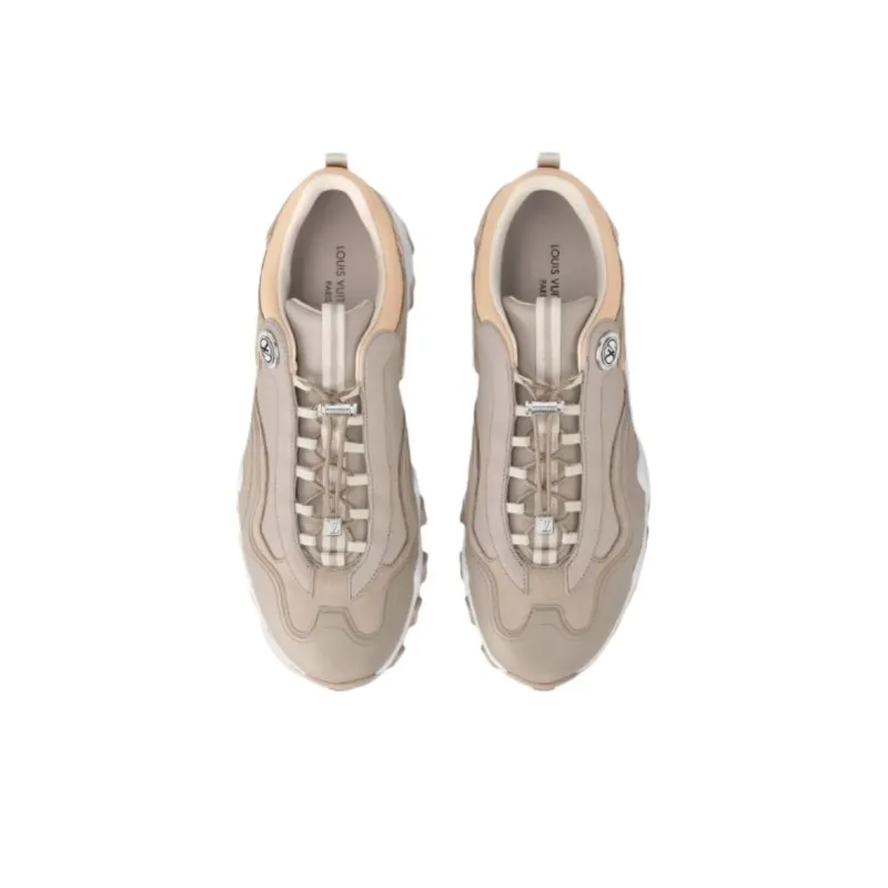 LOUIS VUITTON RUSH Low Top Casual Shoes Women's Linen-3