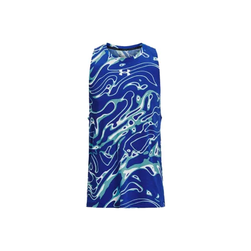 Under Armour Baselin Basketball Jerseys Men Blue