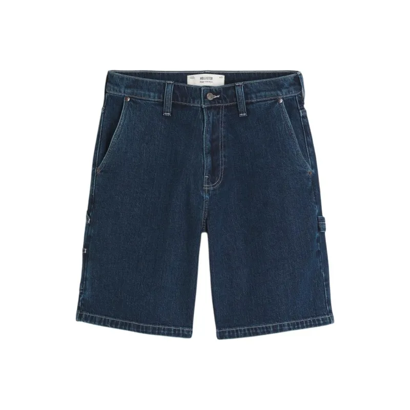 Hollister Denim Shorts Men's Dark Blue-0