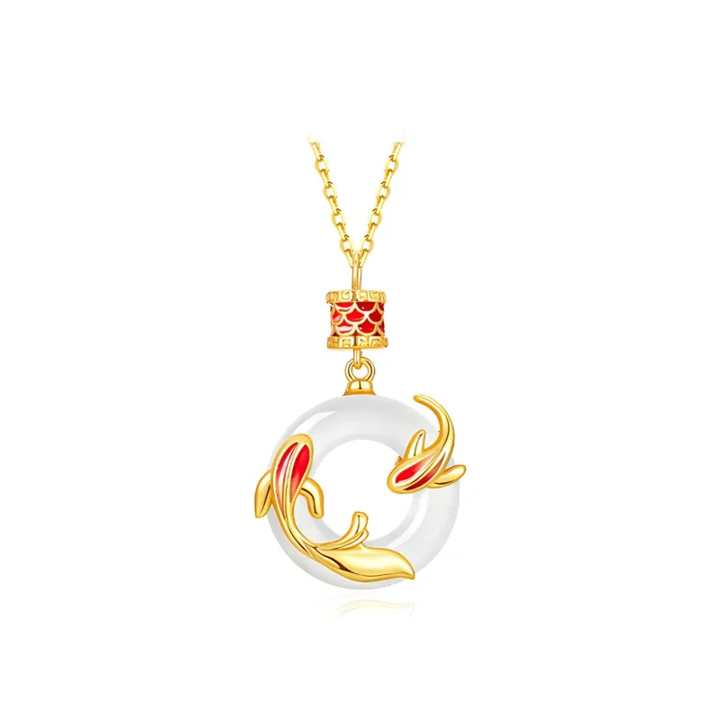 Zocai Chalcedony Necklaces Women's-5