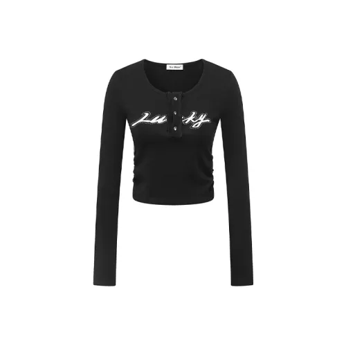 MacyMccoy Long-Sleeved T-Shirt Women's Black