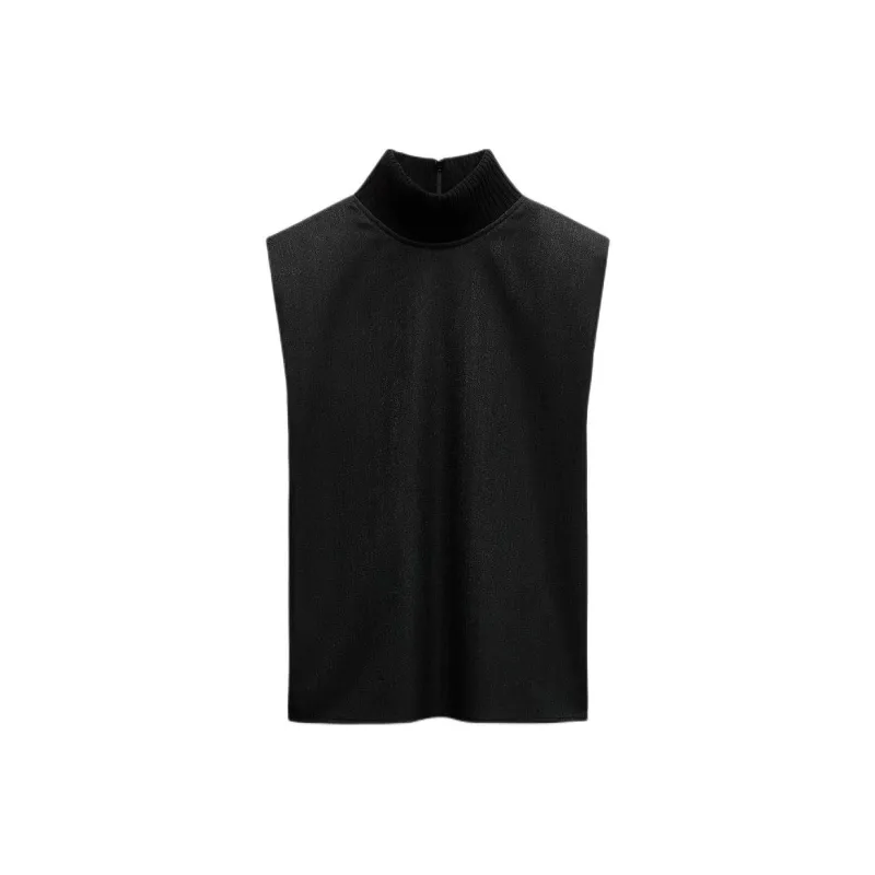 ZARA Tank Tops Women's Dark Gray-0