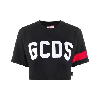 GCDS Crop Tops Women's Black