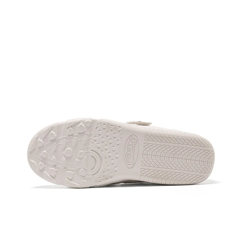 BBIMP Anti Slip Wear Resistant Low Top Casual Shoes Women's Pearl White-4