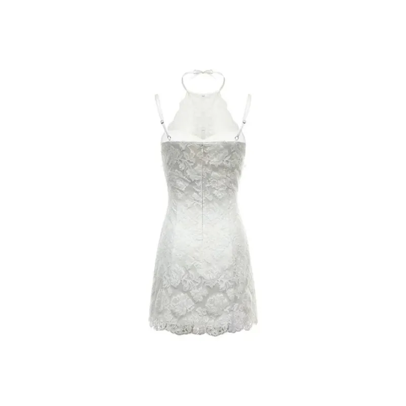 PLAY BUSH Sleeveless Dress Women's White-1