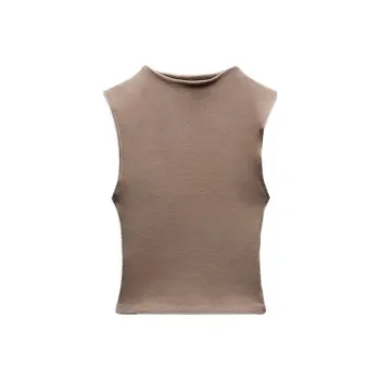 ZARA Tank Tops Women's Gray