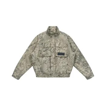 EMPTY REFERENCE Puffer Jacket Coat Unisex Coffee