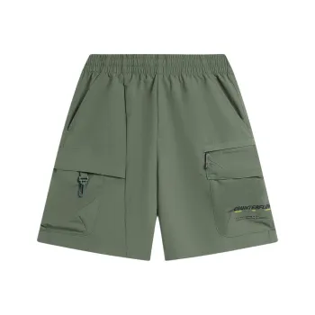 LiNing CF Tracing Casual Shorts Men's Mystic Green Onion