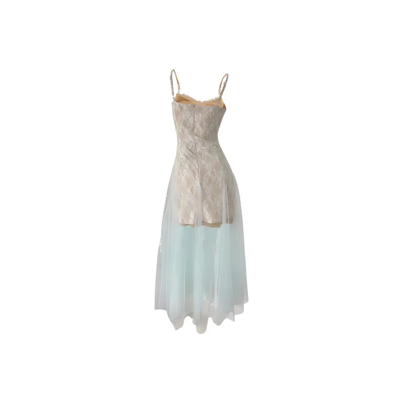 IQC Slip Dress Women's Cinnamon Milk Green-1