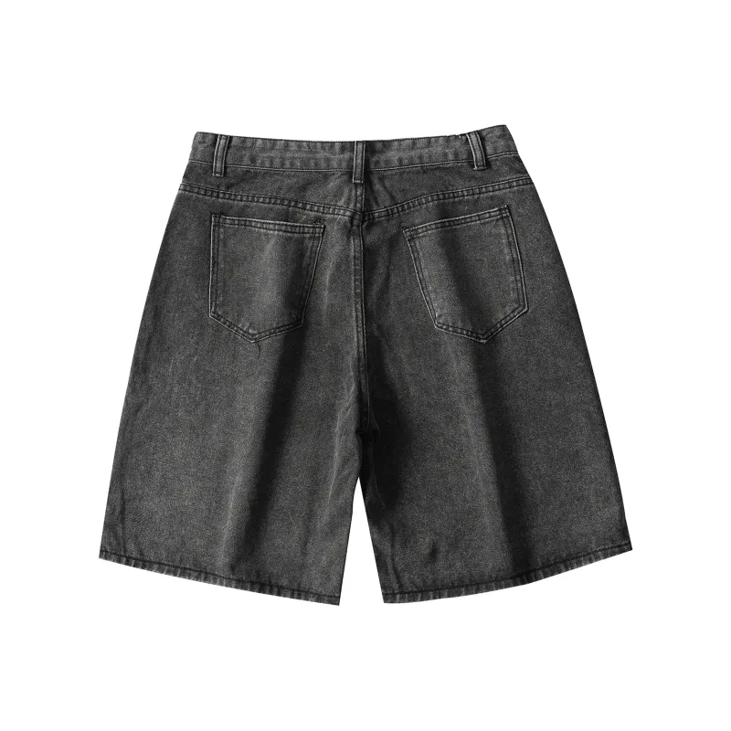 UF9193 Denim Shorts Men-1