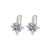 Star Hoop Earrings (0.5 Carats)