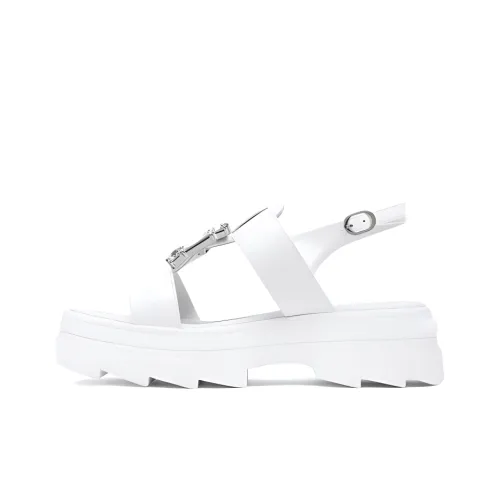 Stuart Weitzman/SW Saint Tropez Noho One Strap Sandals 6cm Women's White