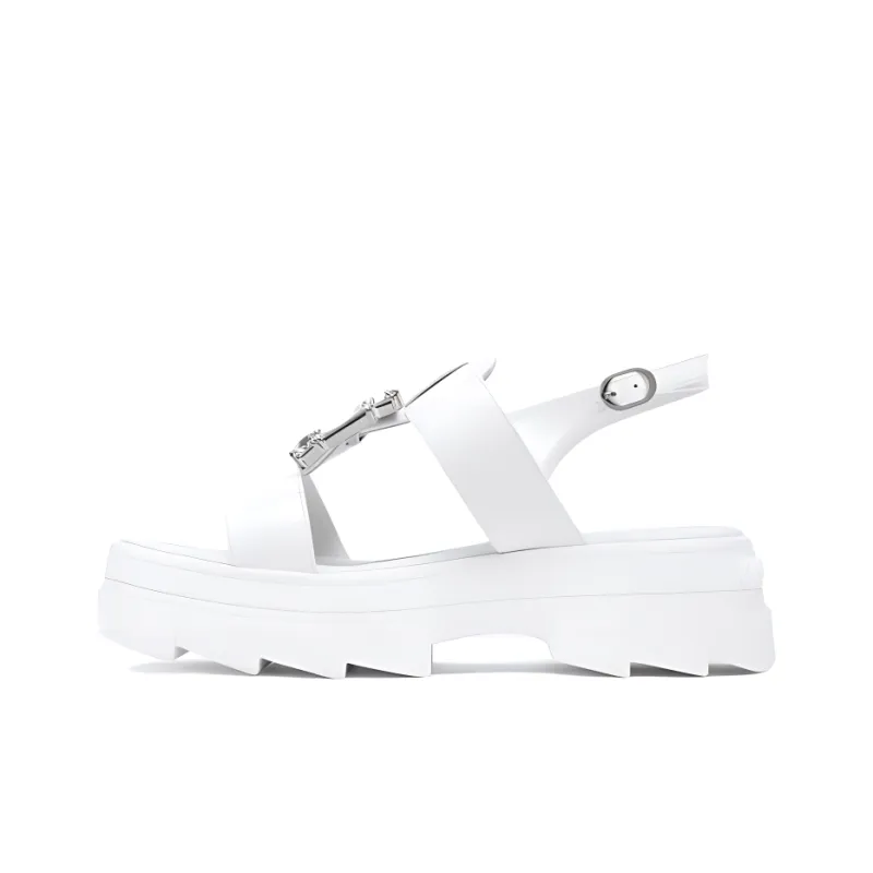 Stuart Weitzman/SW Saint Tropez Noho One Strap Sandals 6cm Women's White-0