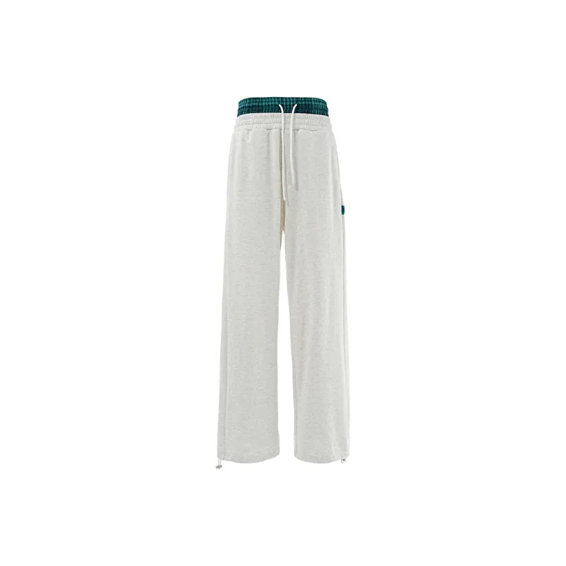 BENMYSHOWER Casual Pants Unisex Gray-0