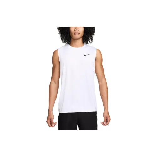 Nike Essential Men's Sleeveless Hydroguard Swim Shirt Men'swimwear Men's White