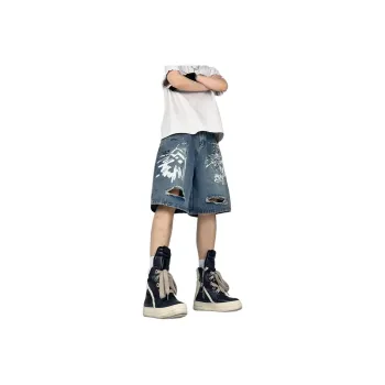 HELEH Denim Shorts Unisex Dark Blue