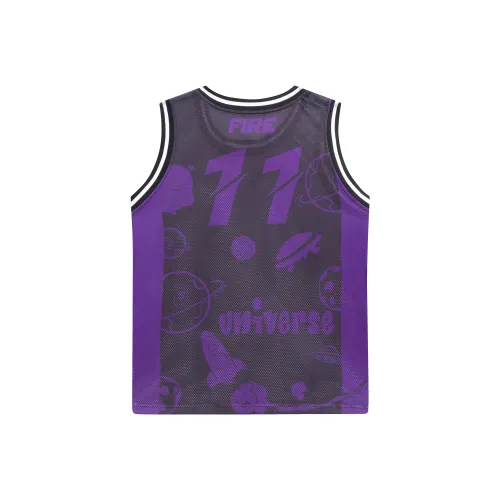 FireMonkey Basketball Jerseys Unisex Black