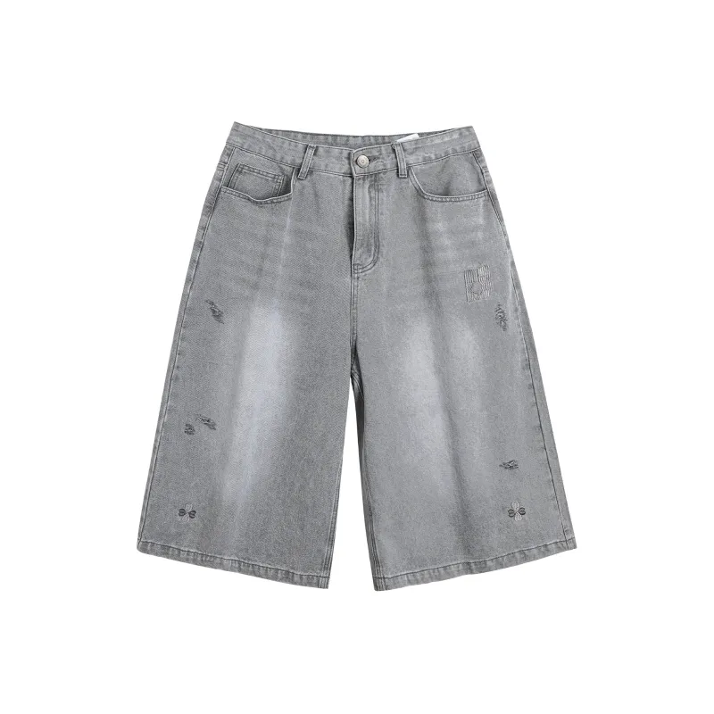 SCRM Denim Shorts Unisex-14