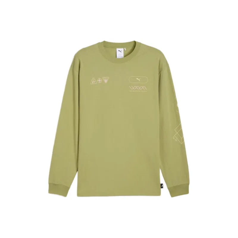 PUMA House Of Graphics Shirt Men's Green-0
