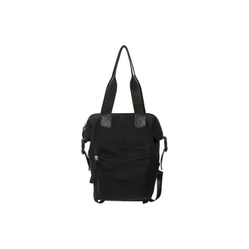 GEERDUN Nylon Backpack Shoulder Bag Regular Unisex Black/Purple/Khaki/Green