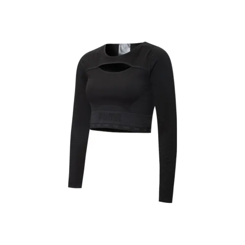 PUMA Rosewater Tops Women's Black