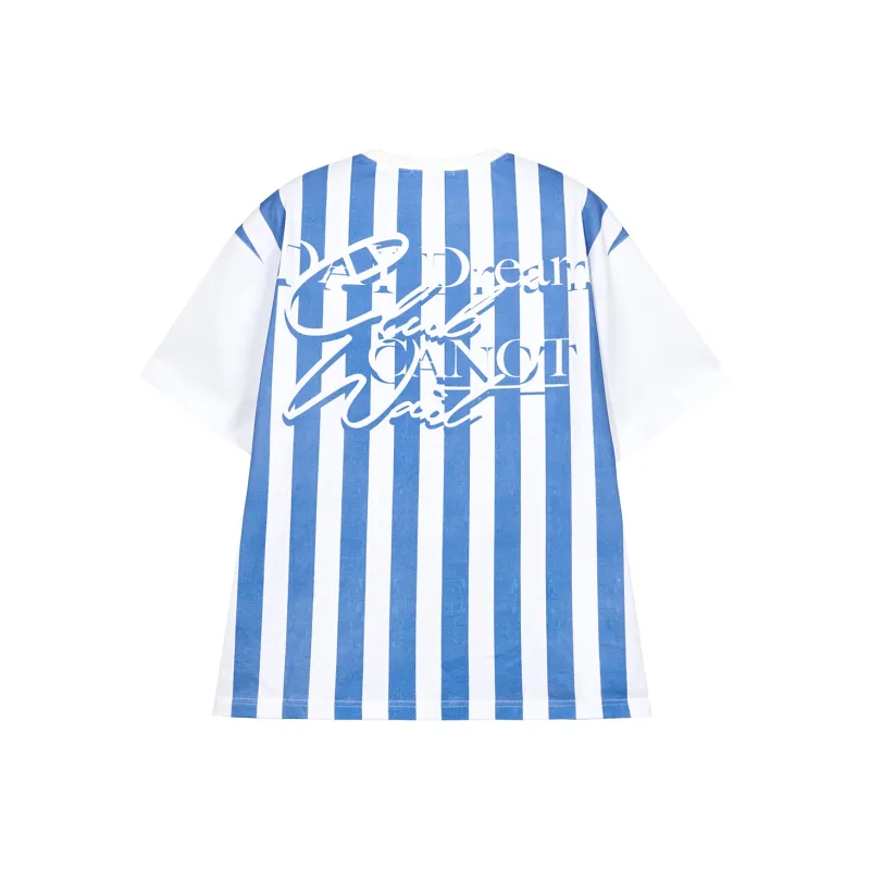 CANOTWAIT_ T Shirt Unisex Blue/White-1