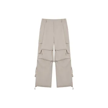OPICLOTH Casual Pants Men's Beige Gray