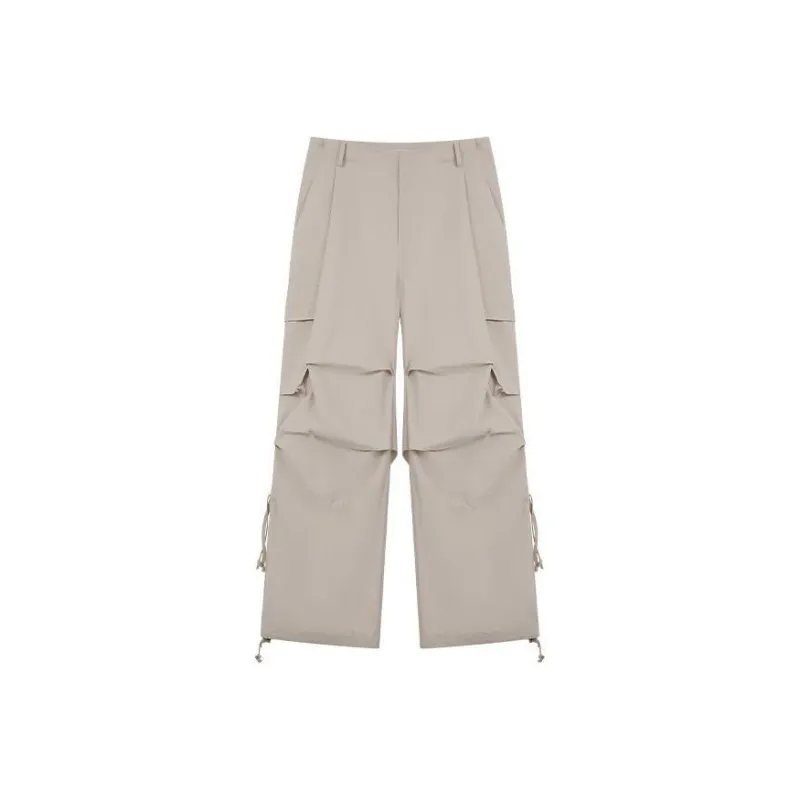 OPICLOTH Casual Pants Men's Beige Gray-0