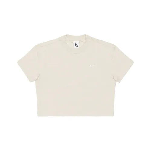 Nike Crop Tops Women's Light Bone