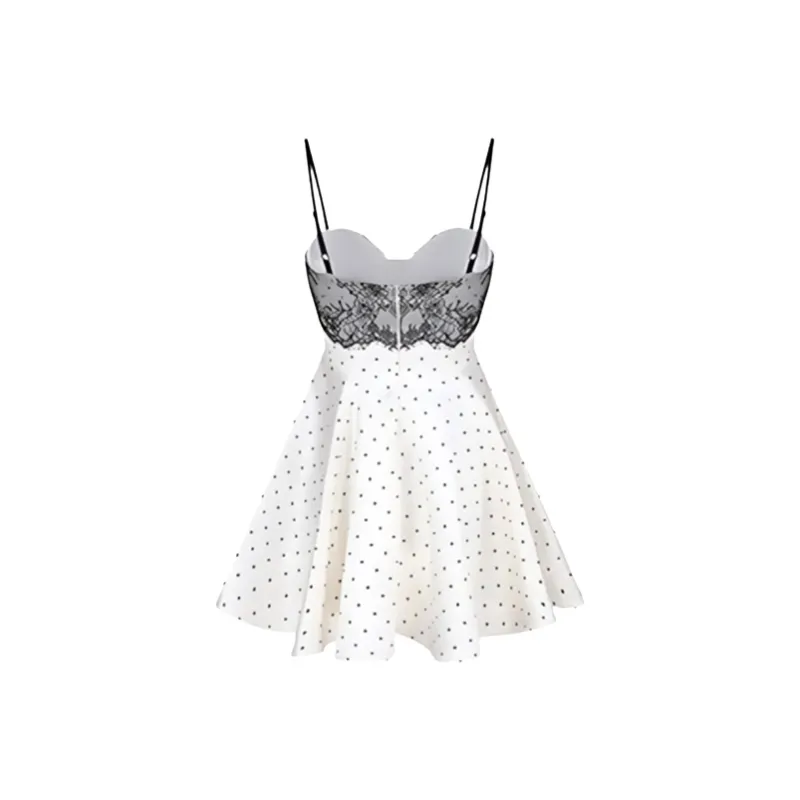 SECFLY OFFICIAL Slip Dress Women's White-1